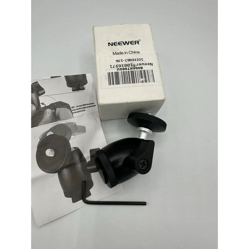 Neewer Mini Ball Head Mount DSLR Camera Monitor Tripod Black Excellent 10036971